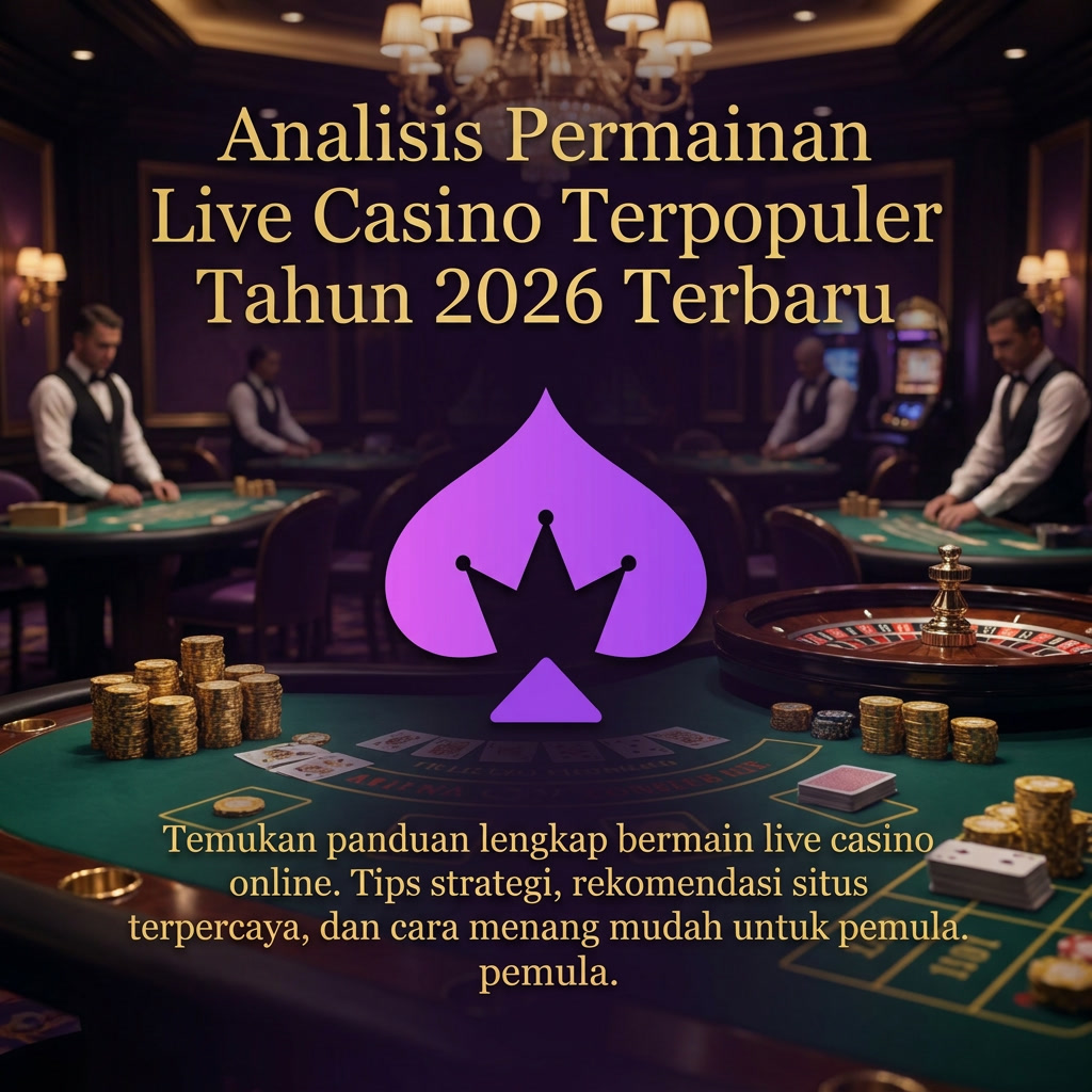 Strategi menang bermain Live Casino di website casino terpercaya tahun 2026.