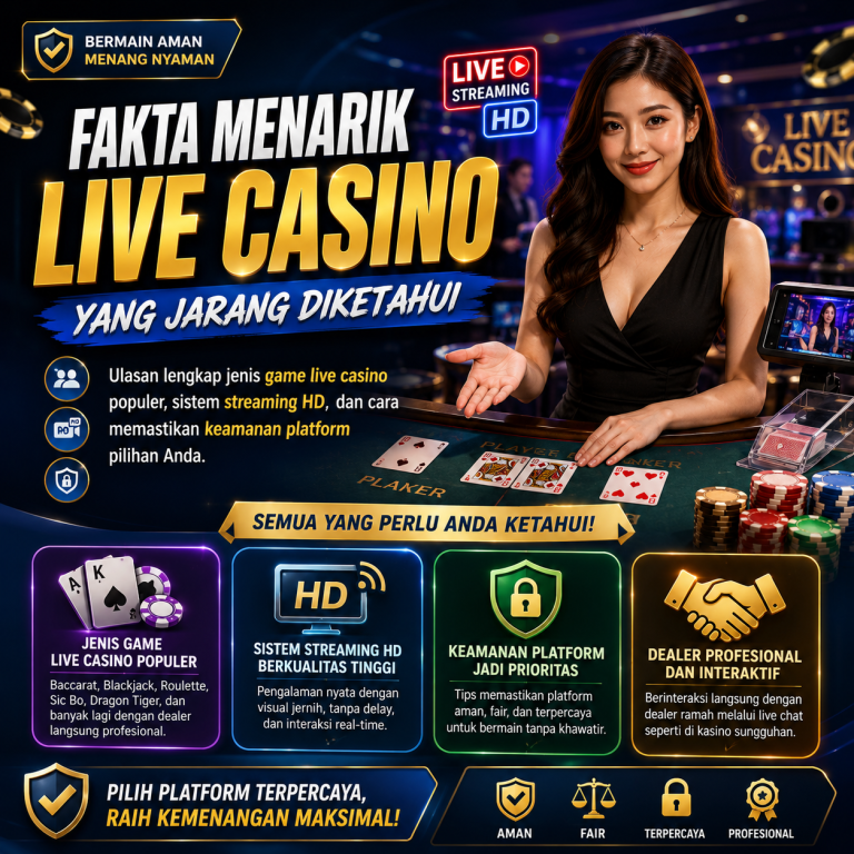 Suasana studio penyiaran modern dengan kamera HD yang menyorot meja live casino tepercaya.