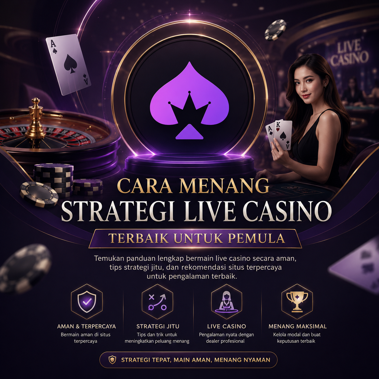 Pemain sedang memantau permainan website casino di layar monitor untuk strategi menang.