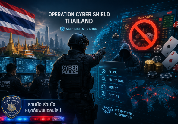 Thailand Intensifkan Penindakan terhadap Judi Online Ilegal