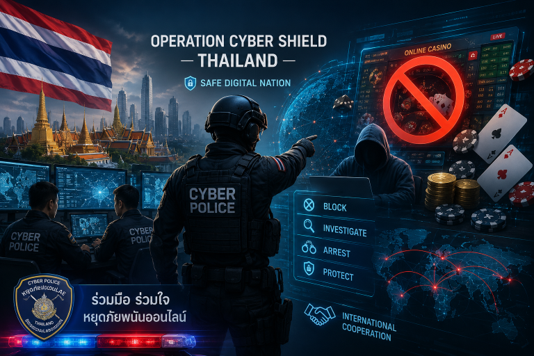 Thailand Intensifkan Penindakan terhadap Judi Online Ilegal