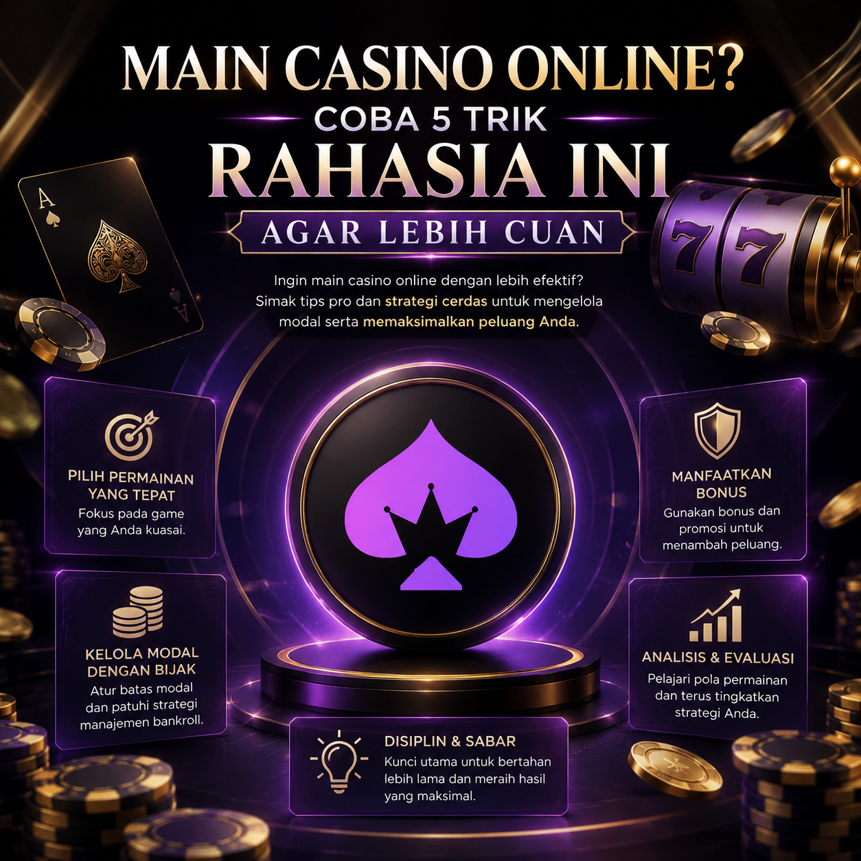 Pemain sedang mengakses website casino terpercaya menggunakan smartphone dengan antarmuka yang modern.