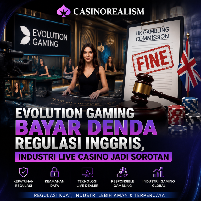 Evolution Gaming Bayar Denda